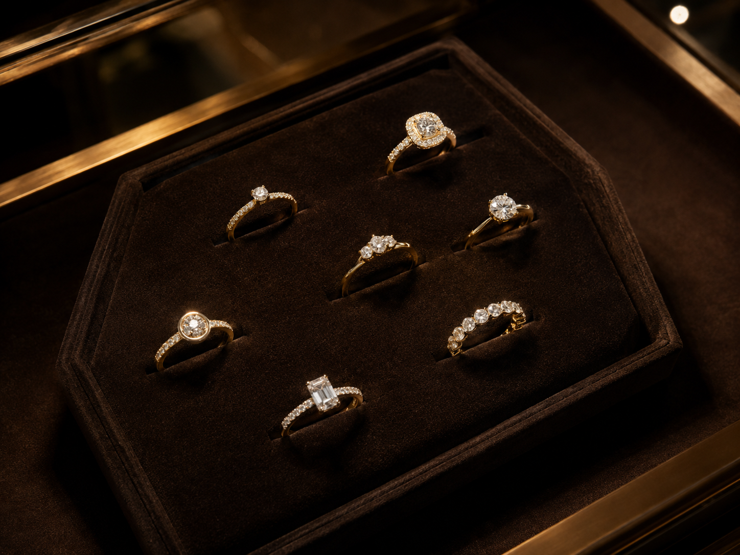 Interior del showroom Platinum Joyas