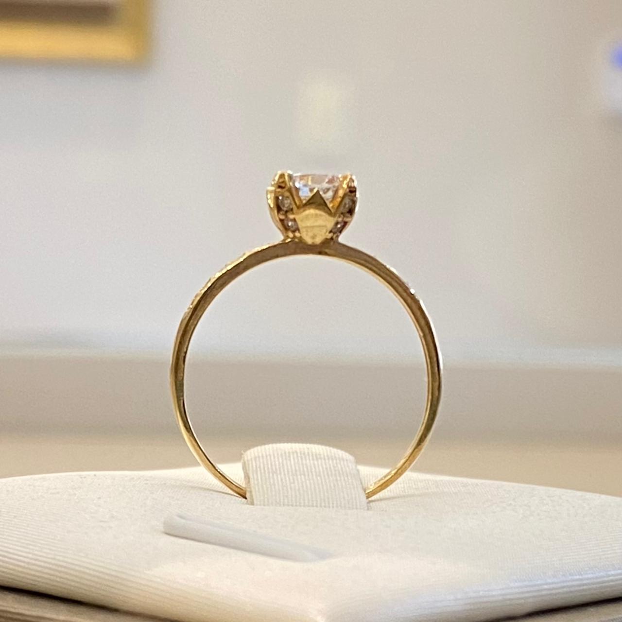 Anillo de Compromiso Clásico en Oro 18K — imagen 2