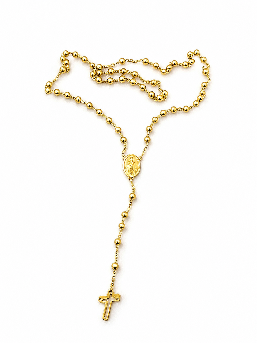 Rosario para Hombre en Oro Amarillo 18K