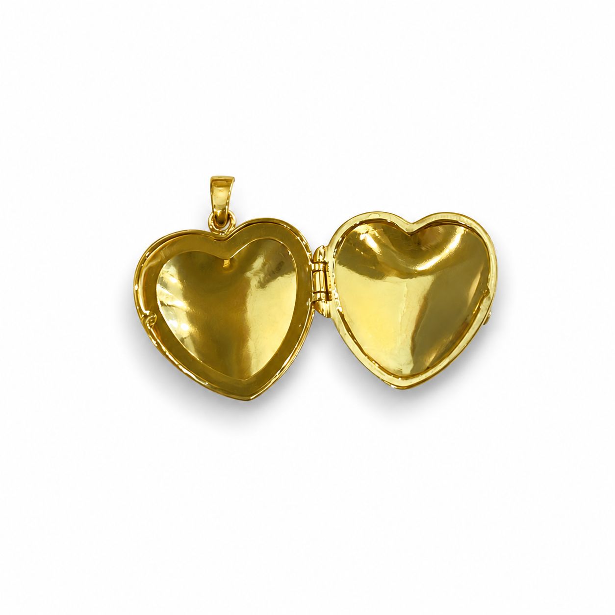 Relicario de corazón en oro amarillo 18K