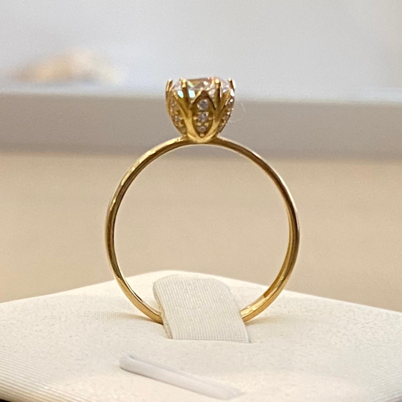 Anillo de Compromiso Clásico en Oro 18K — imagen 2