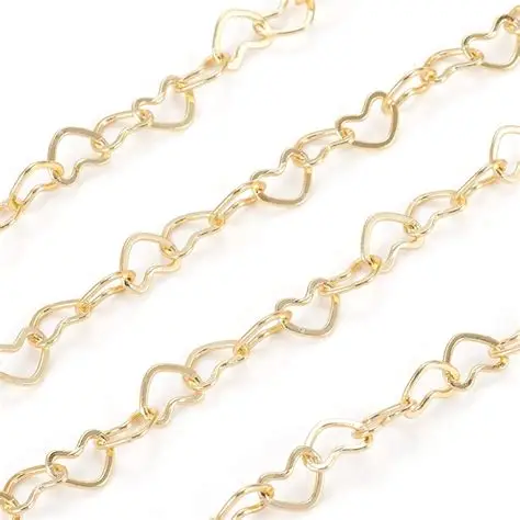 Cadena Corazones Enlazados en Oro 18K — imagen 2
